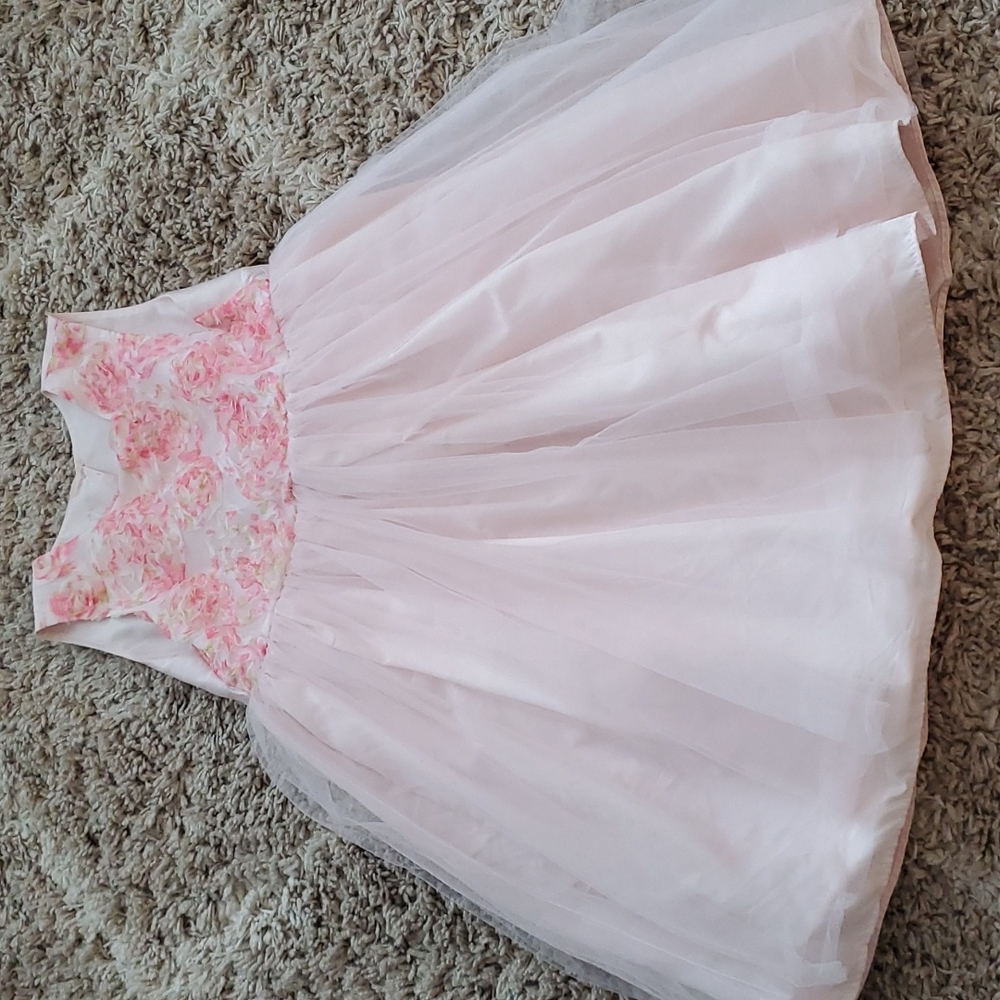 Bonnie jean girls Valentine's day dress pink size 6x